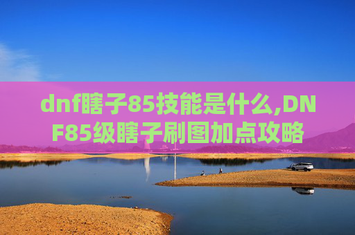 dnf瞎子85技能是什么,DNF85级瞎子刷图加点攻略
