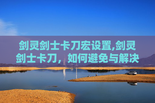 剑灵剑士卡刀宏设置,剑灵剑士卡刀，如何避免与解决这一困扰