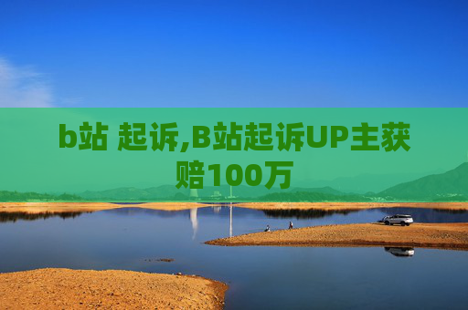 b站 起诉,B站起诉UP主获赔100万