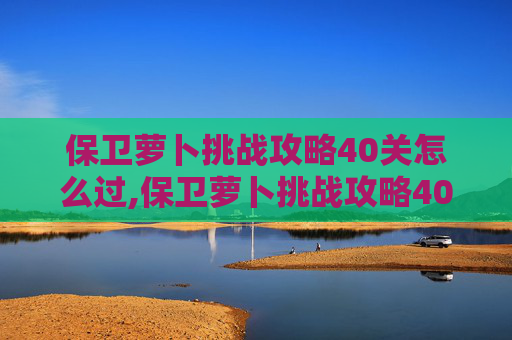 保卫萝卜挑战攻略40关怎么过,保卫萝卜挑战攻略40，终极关卡策略全解析