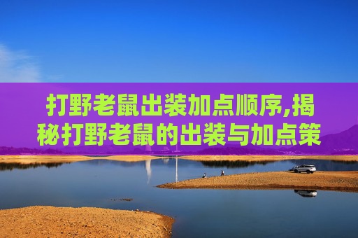 打野老鼠出装加点顺序,揭秘打野老鼠的出装与加点策略