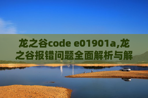 龙之谷code e01901a,龙之谷报错问题全面解析与解决策略