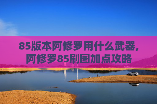 85版本阿修罗用什么武器,阿修罗85刷图加点攻略