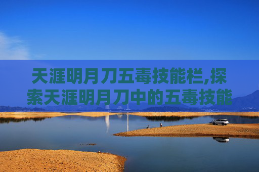 天涯明月刀五毒技能栏,探索天涯明月刀中的五毒技能，独特魅力与实战应用