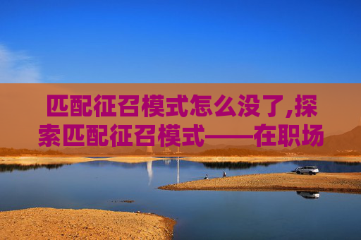 匹配征召模式怎么没了,探索匹配征召模式——在职场中如何高效利用这一策略