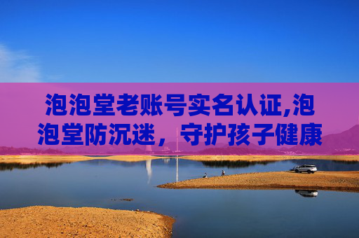 泡泡堂老账号实名认证,泡泡堂防沉迷，守护孩子健康成长的防线