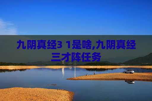 九阴真经3 1是啥,九阴真经三才阵任务