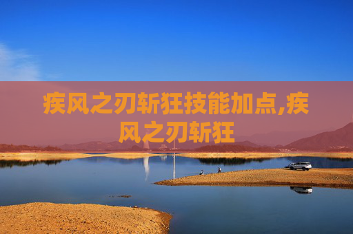 疾风之刃斩狂技能加点,疾风之刃斩狂