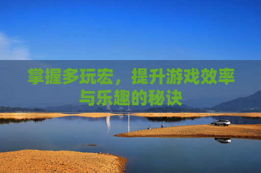 掌握多玩宏，提升游戏效率与乐趣的秘诀