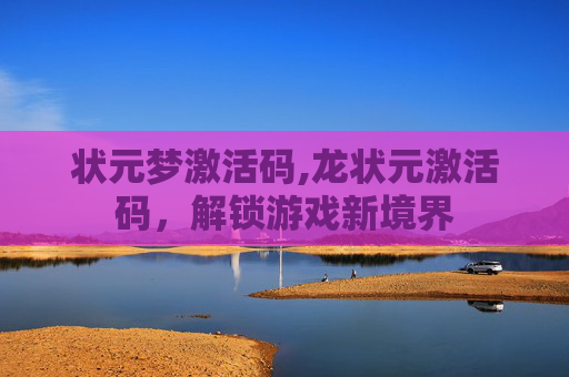状元梦激活码,龙状元激活码，解锁游戏新境界