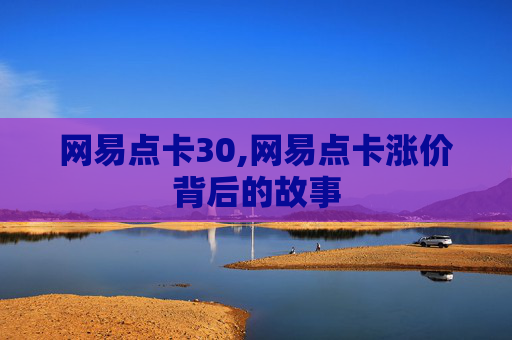 网易点卡30,网易点卡涨价背后的故事