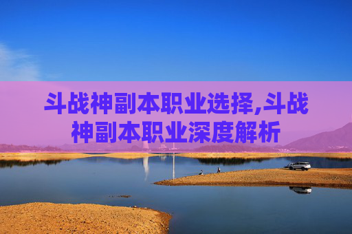 斗战神副本职业选择,斗战神副本职业深度解析